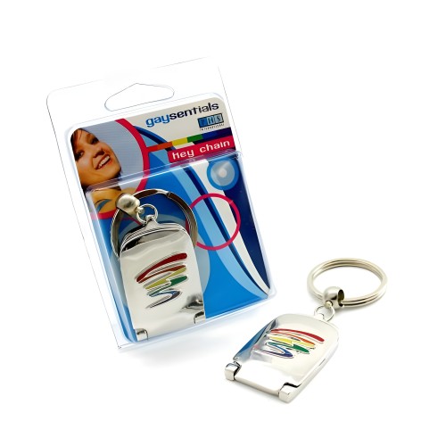 Gaysentials Mirror Key Chain