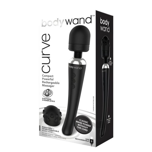 Bodywand Curve Rechargeable Massager - Black