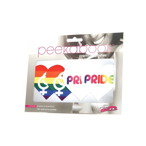 Peekaboos Corazones del Orgullo - Paquete de 2