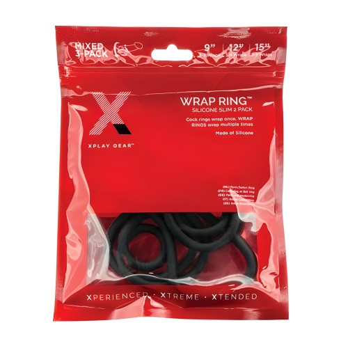 Xplay 3 Pk Anillos de Silicona Slim Wrap (9 12 15)