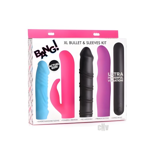 4-in-1 XL Silicone Bullet Kit - Versatile Pleasure
