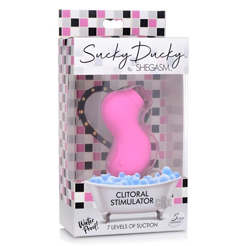 Estimulador Clitoriano Sucky Ducky de Silicona - Rosa