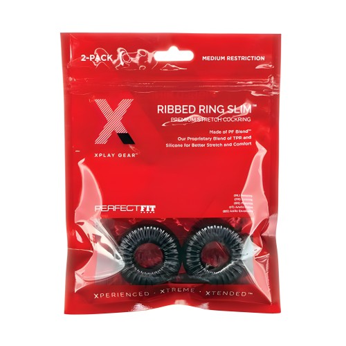 Xplay Pf Blend Premium Stretch Ribbed Ring 2 Pk