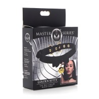 Collar de Campana de Gatito Dorado - Rosa/Plata