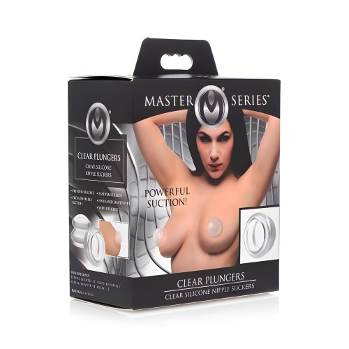 Clear Plungers Silicone Nipple Suckers - Small