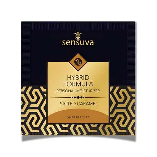 Hidratante Personal Híbrido Sensuva Paquete de Uso Único Caramelo Salado .20oz