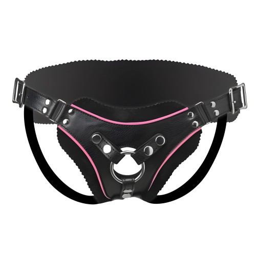 Flamingo Low Rise Strap On Harness Black O/S