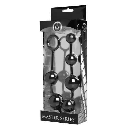 Serpent 6 Silicone Beads Of Pleasure Black