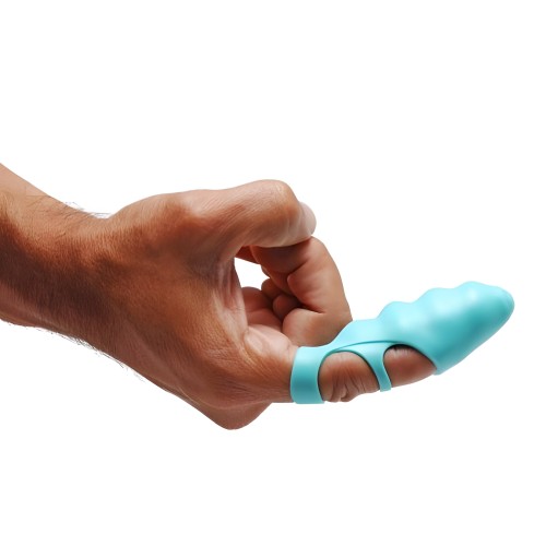 Vibrador de Dedo Finger Bang Teal Blue