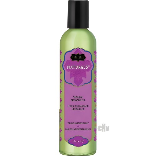 Kama Sutra Naturals Massage Oil Island Passion Berry 8oz