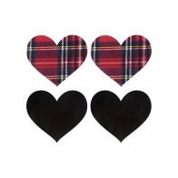 Peekaboos Schoolgirl Hearts Pasties - Fun and Flirty