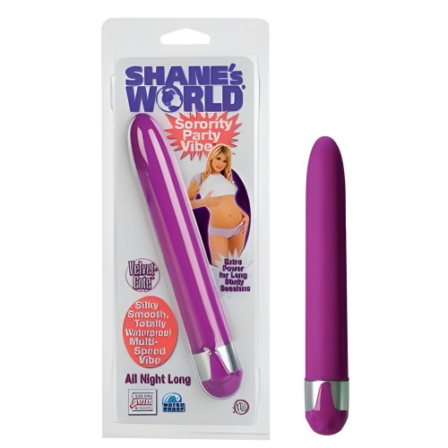 Vibrador Shane's Party Vibe All Night Long Morado