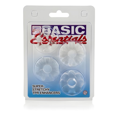 Anillos Para Pene - Basic Essentials Pack de 4