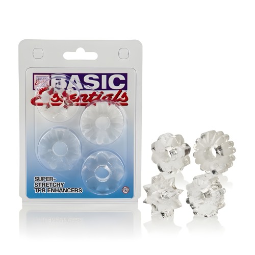 Anillos Para Pene - Basic Essentials Pack de 4