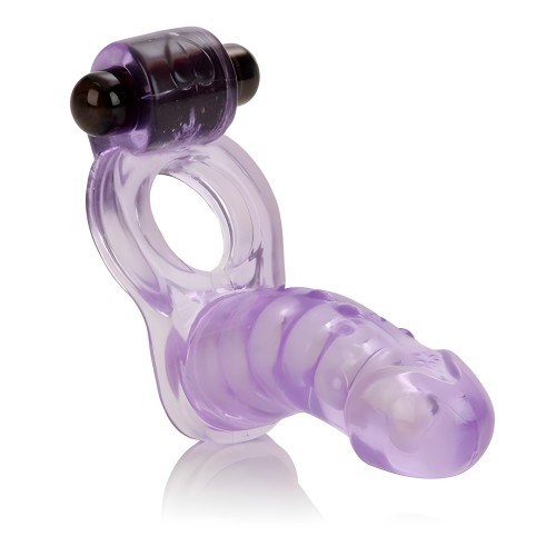 Double Diver Vibrating Enhancer - Dual Pleasure