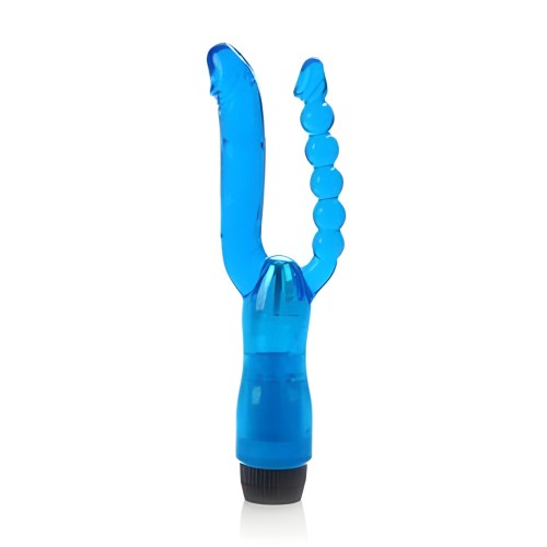 Vibrador Doble Penetrador Azul