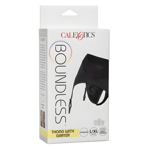 Boundless Thong with Garter - L/XL