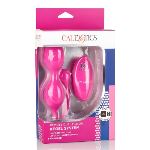 Remote Dual Motor Kegel System Pink
