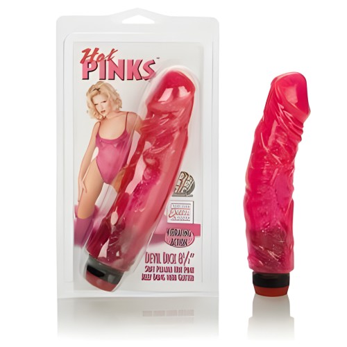 Hot Pinks Devil Dick Dildo Vibrador de 8.5 pulgadas