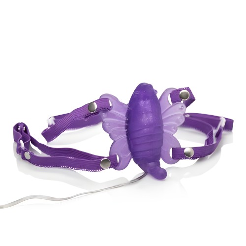 Venus Butterfly 2 Hands Free Strap On Purple