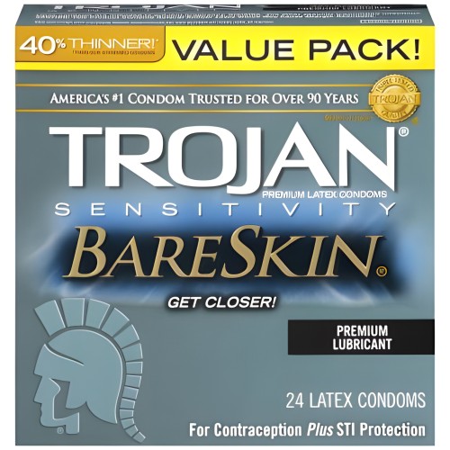 Trojan Sensitivity Bareskin Condoms