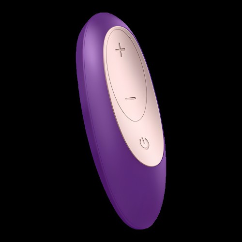 Partner Plus Purple Vibrator with Remote Control