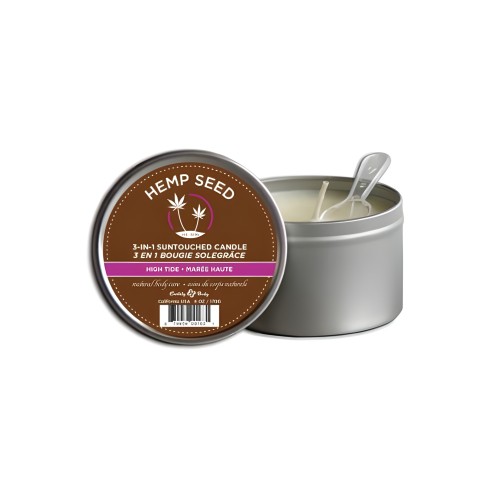 Vela de Aceite de Masaje Redonda 3 en 1 High Tide 6oz