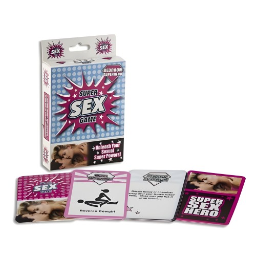 Super Sex Card Game Bedroom Superhero