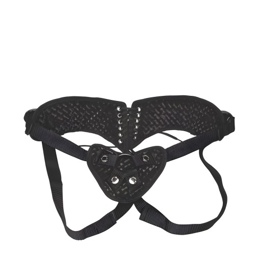 Corset Strap-On de Terciopelo Diamond Negro