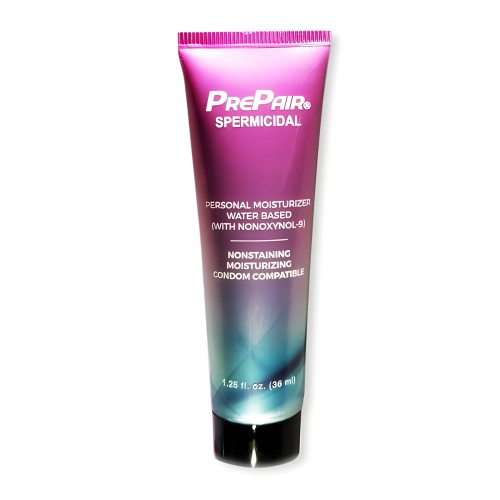 Lubricante a Base de Agua Espermicida Prepair 1.25oz Tubo