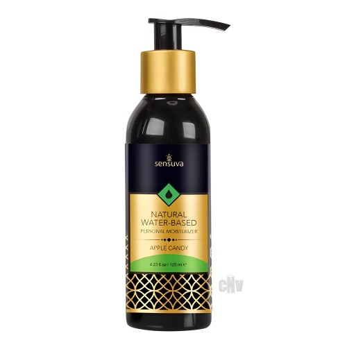 Sensuva Hidratante Personal Natural a Base de Agua - Caramelo de Manzana 4 Fl. Oz.