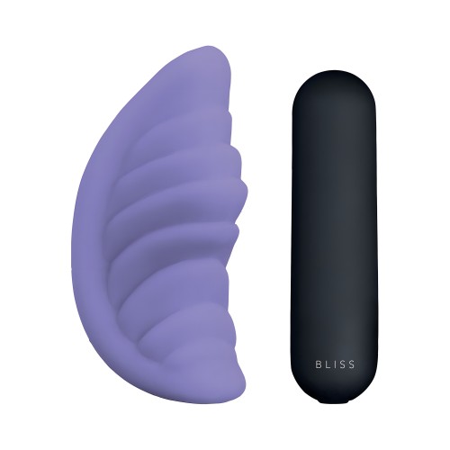Bliss Shell with Rechargeable Bullet Purple