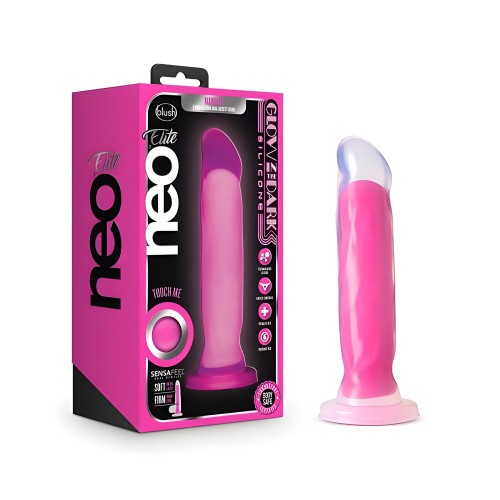 Dildo Brillante en la Oscuridad Neo Elite - 8 Pulgadas