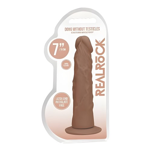 Dildo Realista Real Rock - 7" - Mocha