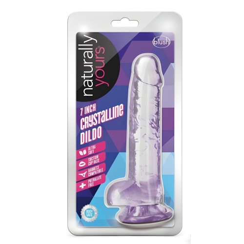 Dildo Cristalino Naturally Yours 7 Pulgadas Amatista