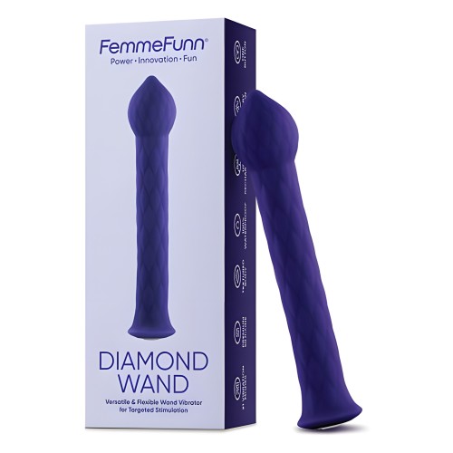 FemmeFunn Diamond Wand - Dark Purple