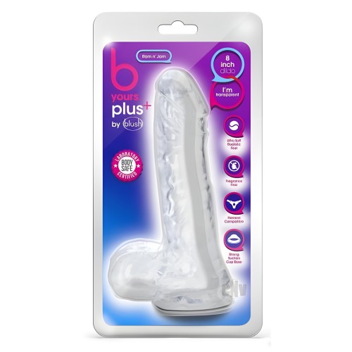 Dildo B Yours Plus Ram 'n' Jam Transparente