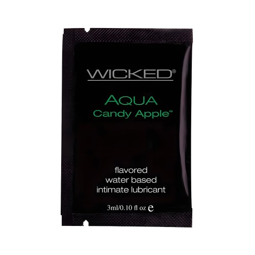 Wicked Aqua Candy Apple Foil: Vegan Lubricant
