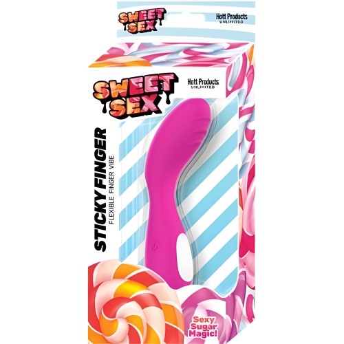 Sweet Sex Sticky Fingers - Vibrador de Silicona Versátil