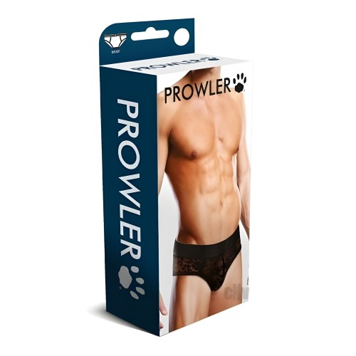 Prowler Black Lace Brief XL