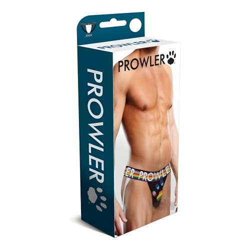 Jock Prowler Negro Sobredimensionado Grande