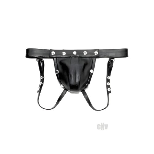 Prowler Jock Strap de Cuero Rojo Blk Md