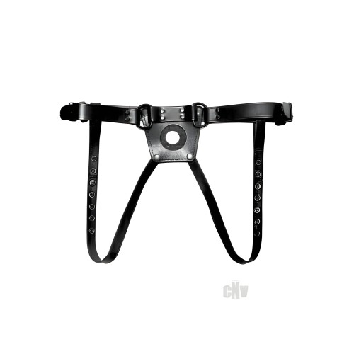 Prowler Red Leather Dong Harness