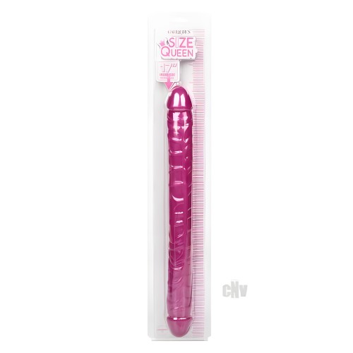 Size Queen 17 Pink - Lifelike Dual Dildo