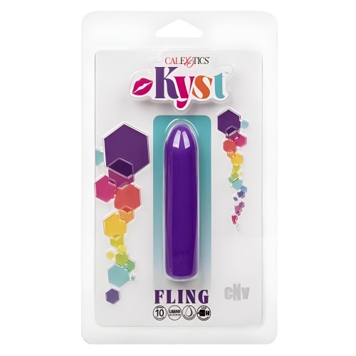 Kyst Fling Purple Mini Massager