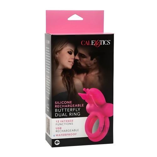 Silicone Recharge Dual Butterfly Ring