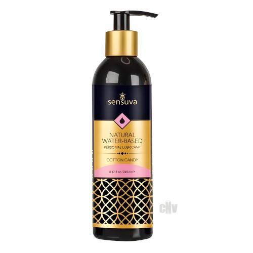 Natural Water Base Lube Cotton Candy 8oz