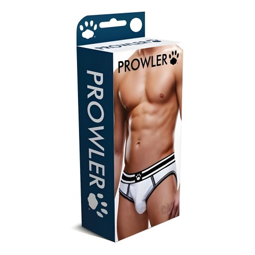 Prowler Briefs Abiertos Blanco/Negro Lg