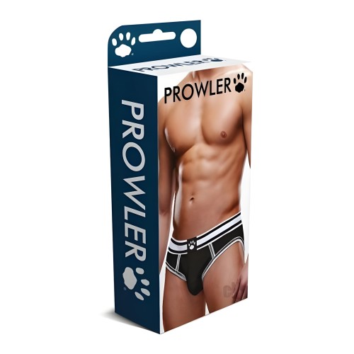 Prowler Negro/Blanco Brief Abierto