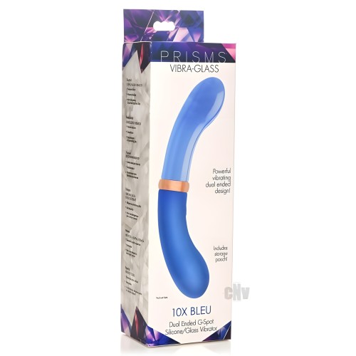 Prismas Vibra Cristal Doble Punta G - Dildos para Parejas